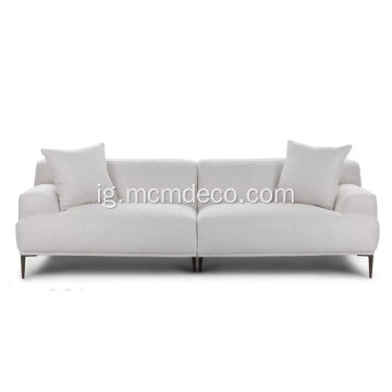 Abisko Mist nke oge a Grey Fabric Sofa